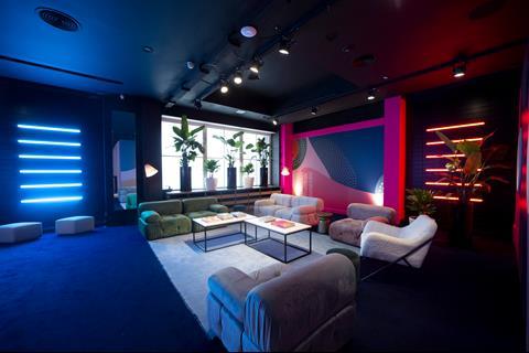 The Living Room in the TikTok pop-up